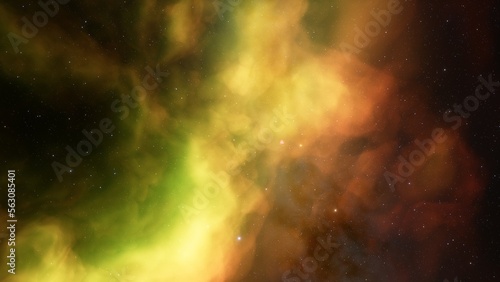 Space of night sky with cloud and stars
