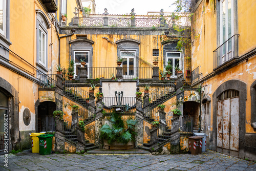 Photos The staircases of Palazzo Marigliano, Naples, Italy