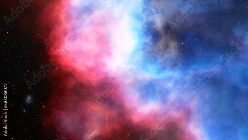 Night sky - Universe filled with stars  nebula and galaxy 