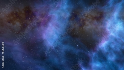 Fototapeta Naklejka Na Ścianę i Meble -  red-violet nebula in outer space, horsehead nebula, unusual colorful nebula in a distant galaxy, red nebula 3d render
