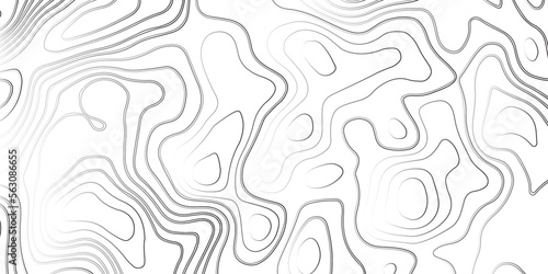 Topographic map background geographic line map with elevation assignments. Modern design with White background with topographic wavy pattern design.paper texture Imitation of a geographical map shades