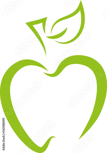 Zahn, Frucht, Zahnpflege und Zahnmedizin Logo, Hintergrund