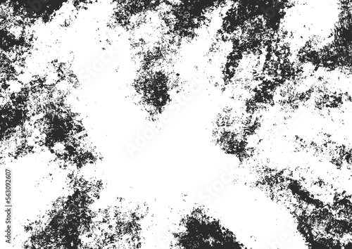 白黒のグランジパターン　012