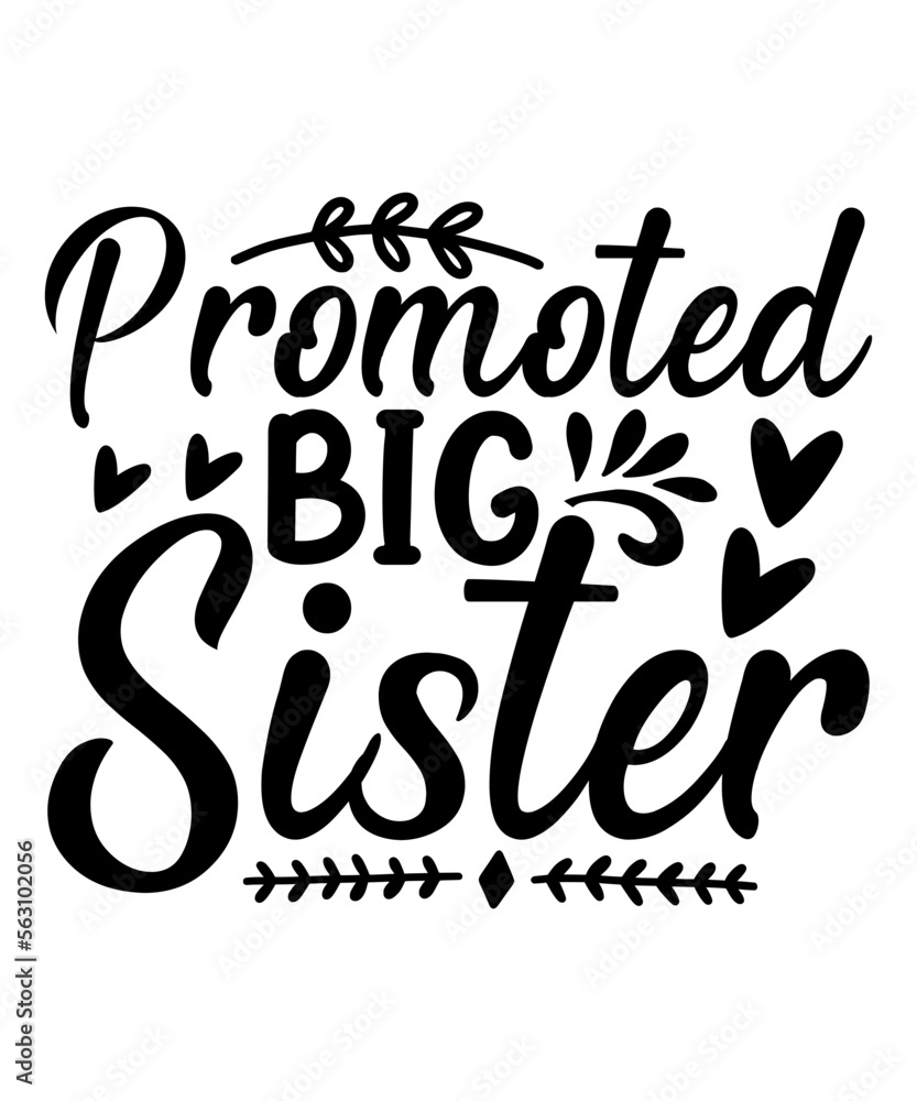sister svg design bundle. svg files for cricut, svg, big sister svg