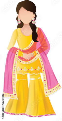 haldi bride in yellow outfit indian wedding bride traditional wear for mehndi and haldi