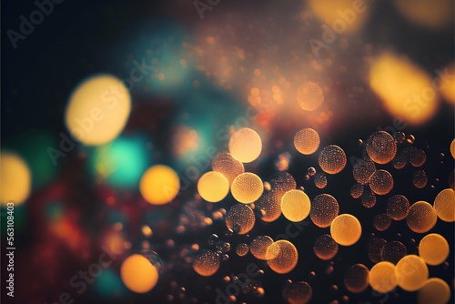 abstract bokeh background  Ai Generative 