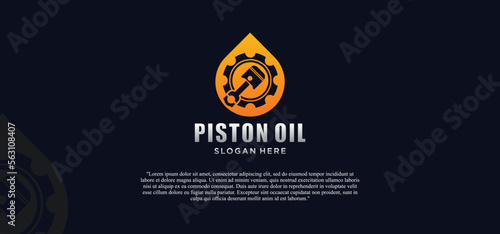 piston engine oil droplets, illustration of vehicle engine lubricants and industrial machines.