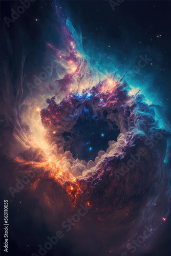 Cosmic Wonders  The Vibrant and Mysterious Nebulas of Space  Generative AI