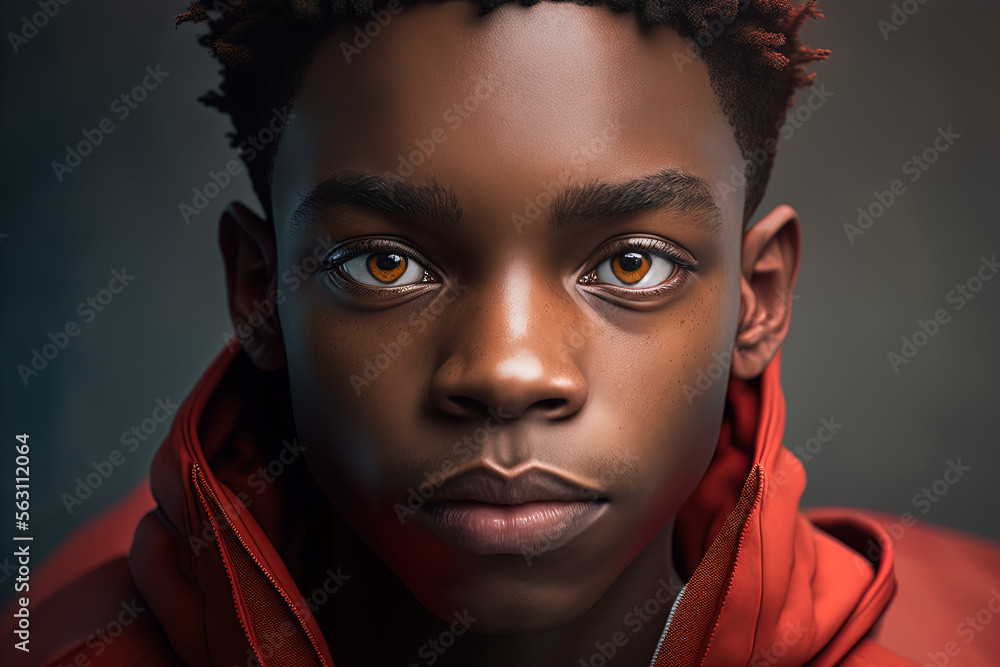 portrait of a young boy generative AI portrait of a young boy generative AI