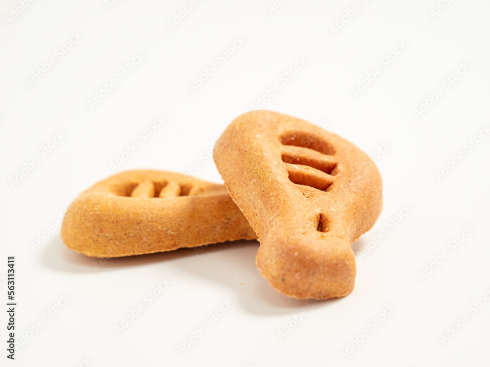 Dog treats. Treats for dogs on a white background. Dog treats. Treats for dogs on a white background.