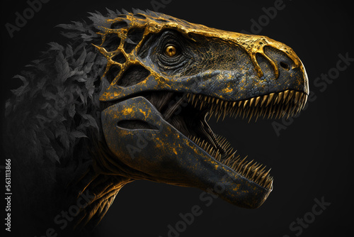Scary Tyrannosaurus. AI generation © Ирина Шемшура