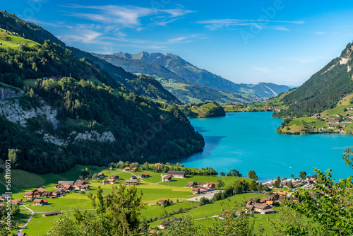 Switzerland 2022, Beautiful view of the Alps around Lungern.
