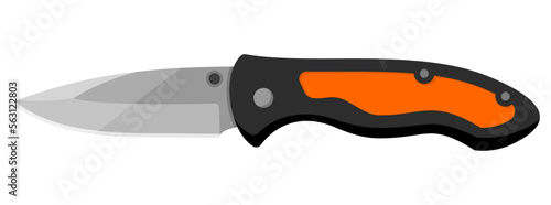 Jackknife. Cute jackknife isolated on white background. Vector illustration