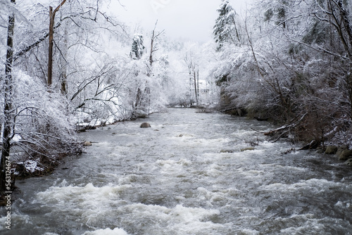 river in winter