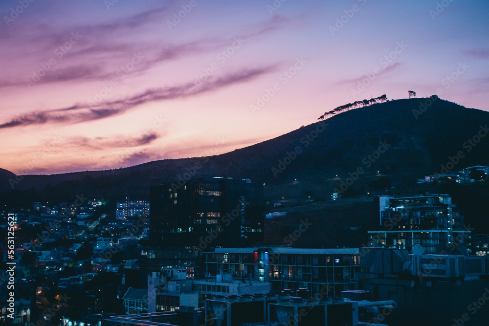 Obraz premium panorama of the city at night