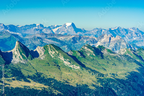 Wallpaper Mural Switzerland 2022, Beautiful view of the Alps from Santis mountain. Torontodigital.ca