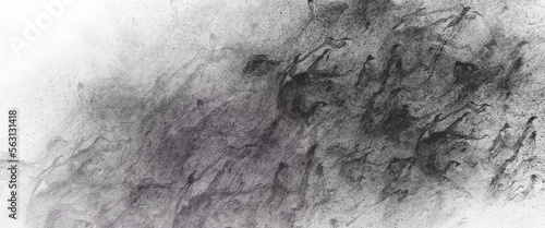 Black smoke isolated