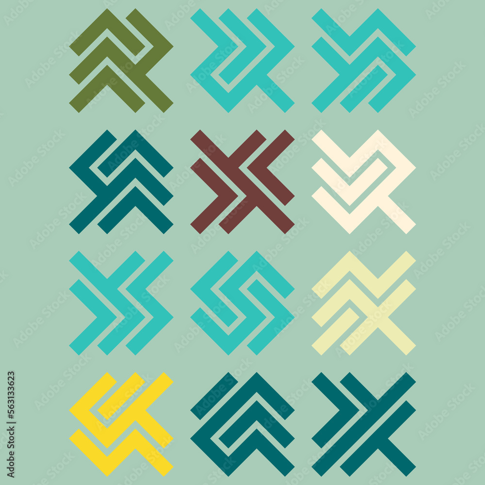Asemic Glyph writing hieroglyph imitation abstract illustration Asemic Glyph writing hieroglyph imitation abstract illustration