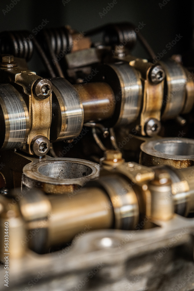 Car Engine in Mechanic Store for Repair #5 Car Engine in Mechanic Store for Repair #5