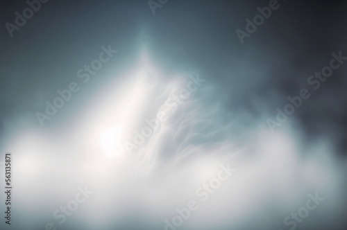 Abstract fog background - fog is here. AI generated.