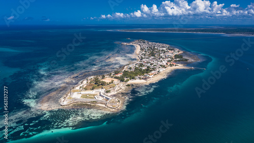 Drone view of Island of Mozambique photo
