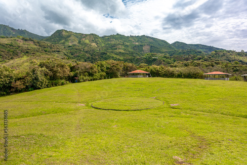 National Archeological Park of Tierra abajo in Colombia. Tierradentro - UNESCO World Heritage Site photo