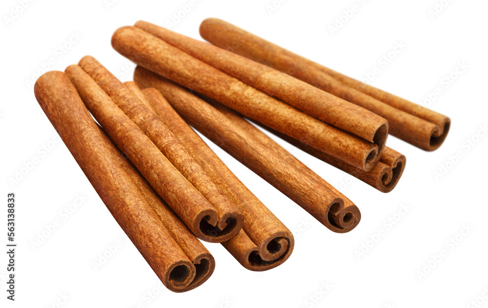Cinnamon sticks cut out Cinnamon sticks cut out