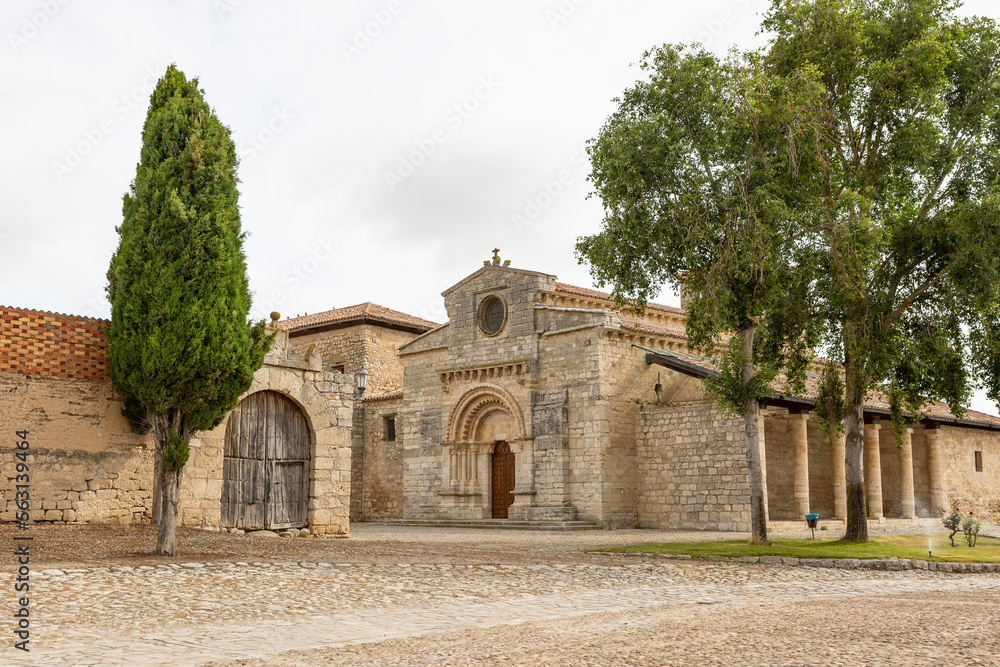 Church of Santa Maria in Wamba village, province of Valladolid, Castile and Leon, Spain