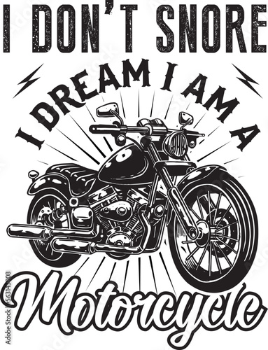 Motorcycle T-shirt design