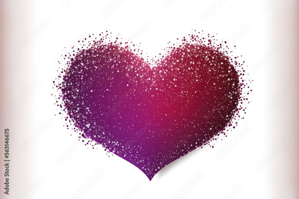 Valentine day. A different heart to use as romatic card. Generative AI Valentine day. A different heart to use as romatic card. Generative AI