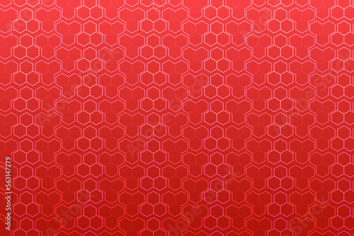 Pattern with geometric elements in red tones gradient abstract background