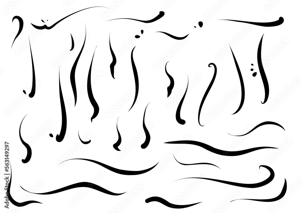 走り書き線 走り書き線