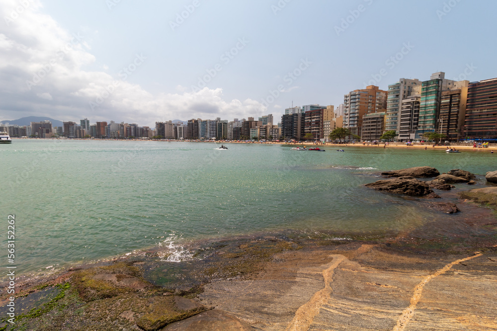 Fototapeta premium Praia do Morro , Guarapari Vitória, Espirito Santo, Brasil
