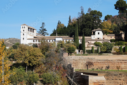 Alhambra castle in Granada, Andalucia, Spain