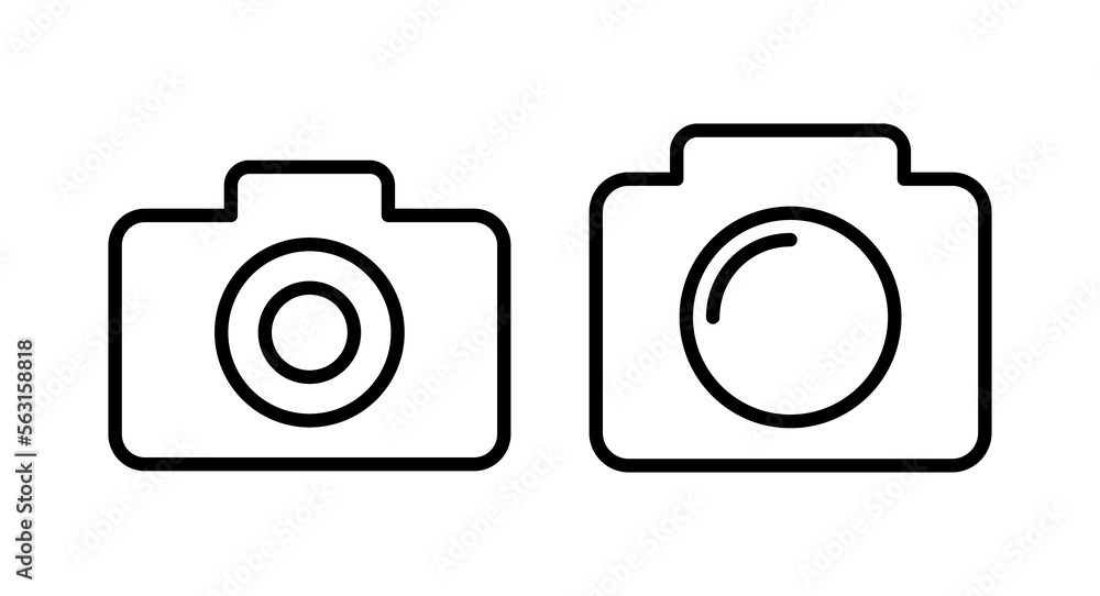 Camera icon vector illustration. photo camera sign and symbol. photography icon. Camera icon vector illustration. photo camera sign and symbol. photography icon.