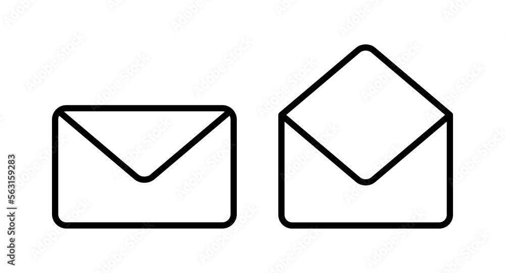 Mail icon vector illustration. email sign and symbol. E-mail icon. Envelope icon Mail icon vector illustration. email sign and symbol. E-mail icon. Envelope icon
