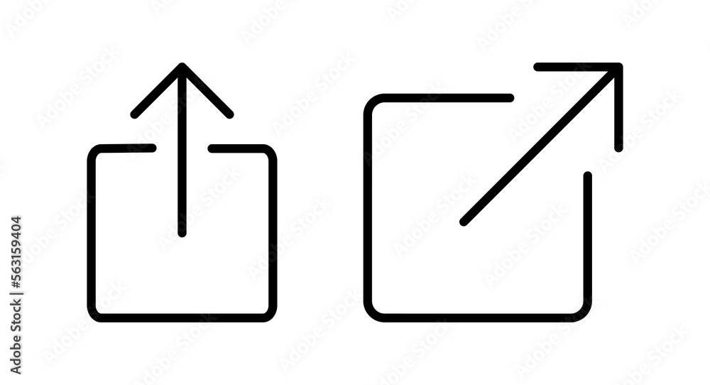 Share icon vector illustration. Sharing sign and symbol Share icon vector illustration. Sharing sign and symbol