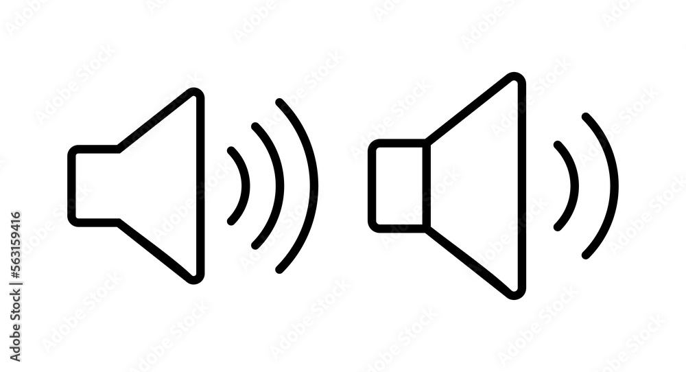 Speaker icon vector illustration. volume sign and symbol. loudspeaker icon. sound symbol Speaker icon vector illustration. volume sign and symbol. loudspeaker icon. sound symbol