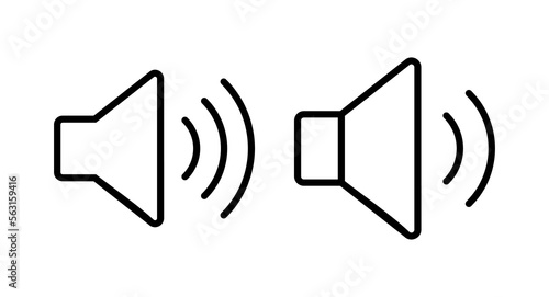 Wallpaper Mural Speaker icon vector illustration. volume sign and symbol. loudspeaker icon. sound symbol Torontodigital.ca