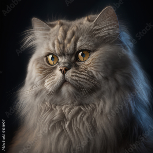 portrait of a cat Persian