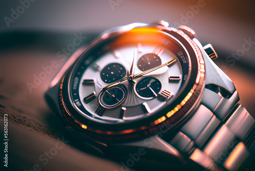 close up of a watch