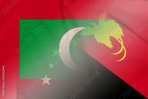 Maldives and Papua New Guinea state flag transborder negotiation PNG MDV