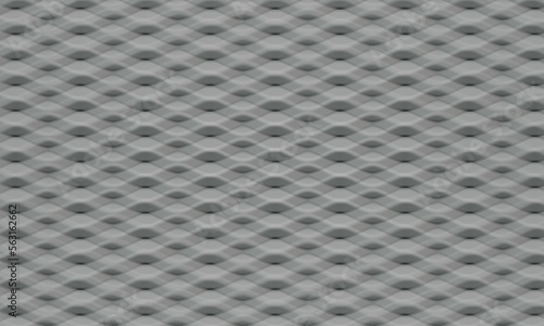 tile and fabric pattern consisting of lines and different shapes in gray and black