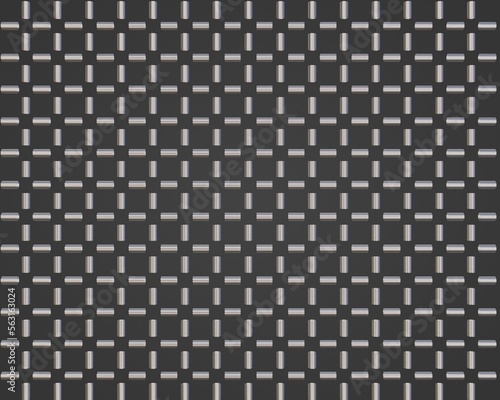 fabric and tile pattern consisting of squares and stripes in gray and black colors, background wallpaper