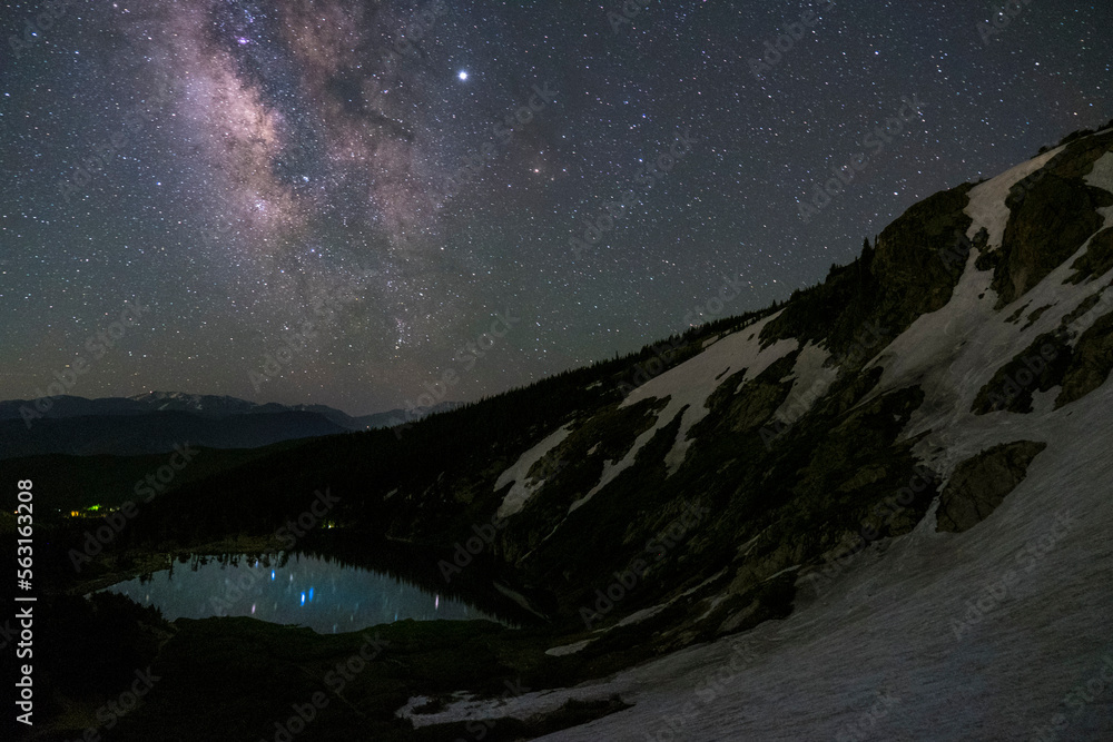 Milky Way Galaxy over Lake