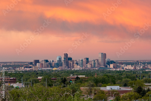 Sunset over Denver, Colorado © Jacob