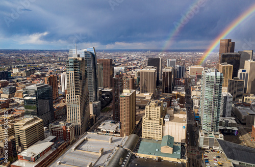 Denver with Double Rainbow