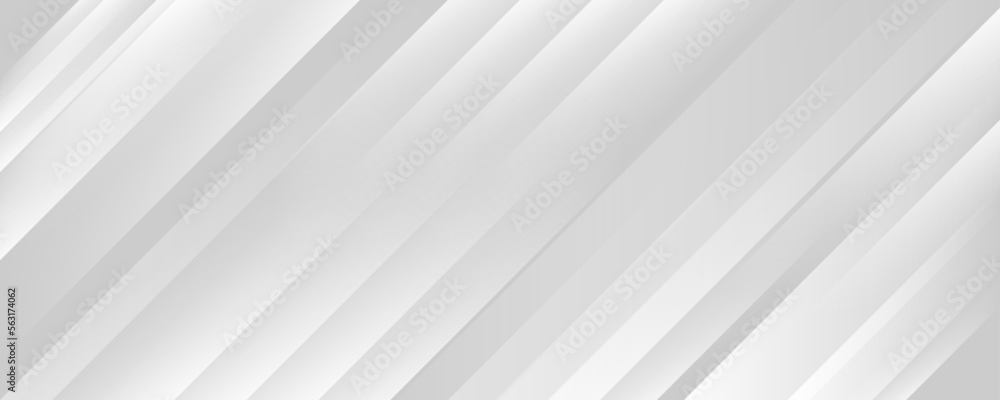 Fototapeta premium minimal grey stripes lines light gray paper layout smooth clean white geometry background silver cover scene glossy structure banner