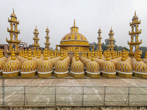 201 dome mosque in Tangail, Bangladesh photo