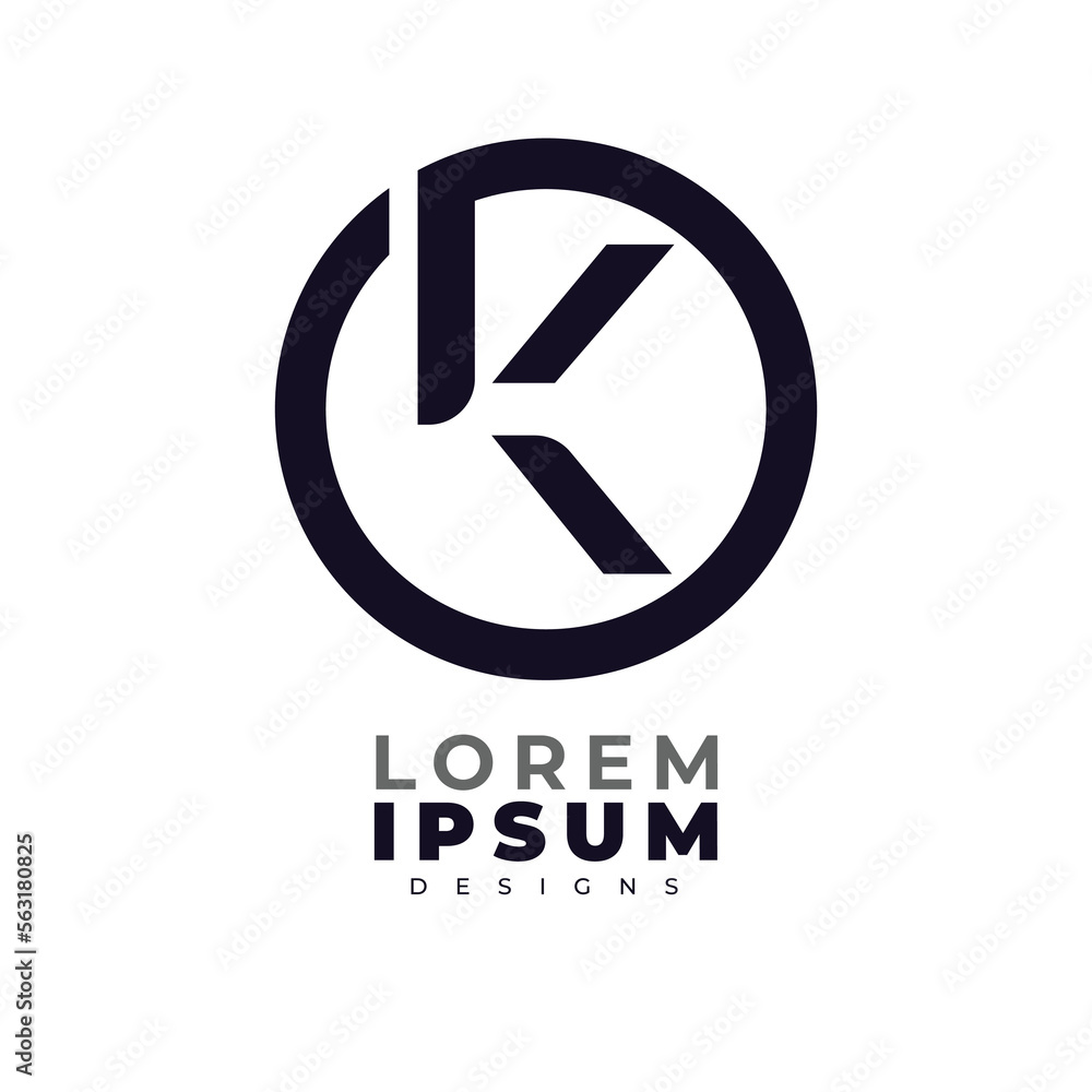 Minimalist Abstract Initial letter K logo. This logo incorporate with abstract letter in the creative way.It will be suitable for which company or brand name start those initial. Minimalist Abstract Initial letter K logo. This logo incorporate with abstract letter in the creative way.It will be suitable for which company or brand name start those initial.
